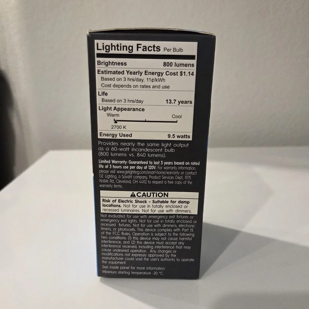 CYNC By GE Full Color Direct Connect Smart Bulb (1 LED A19 Bulb)